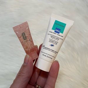 Clinique Moisture Surge Eye & Sephora Amino Acid Clean Skin Gel (Testers&Travel)
